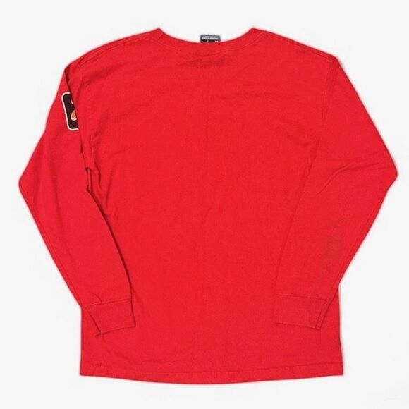 Vintage Top Heavy Shirt Youth XL Red Long Sleeve Monkey Skate Tee Y2K 00s - Picture 2 of 10